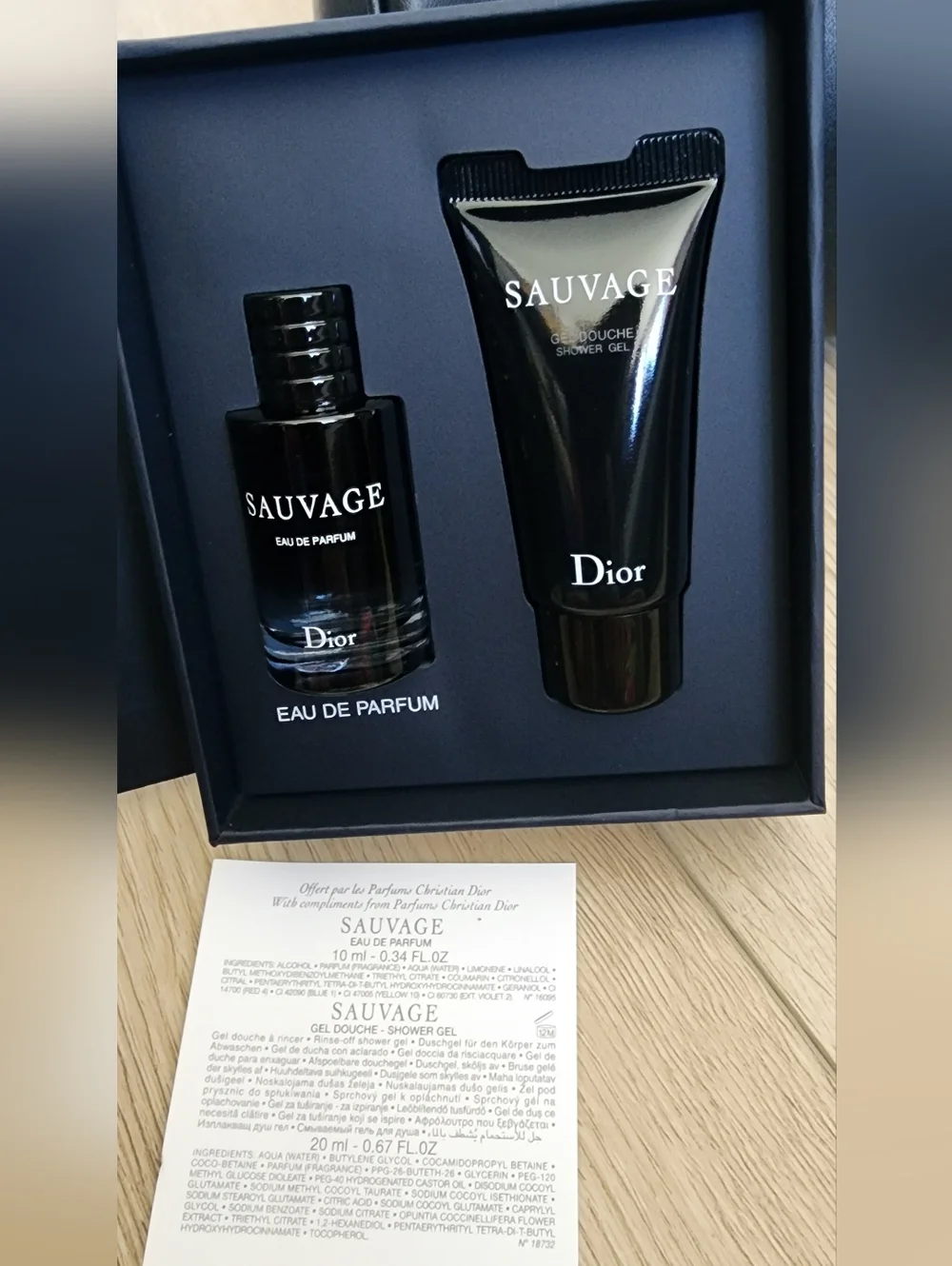 New Dior Homme Men Pouch Toiletry Leather Pouch Bag + 2 Pcs Travel Gift Set - Picture 6 of 6